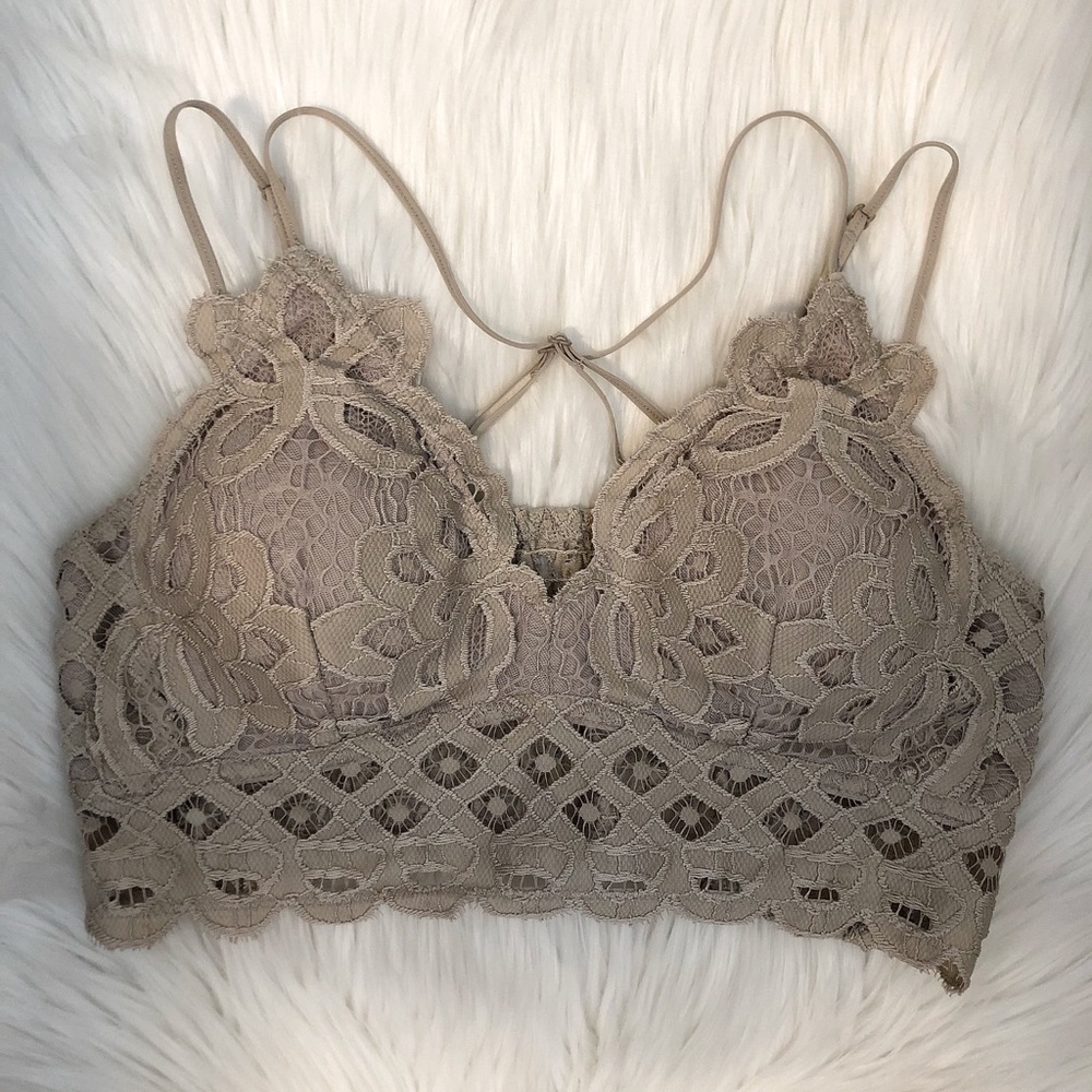 Wishlist Double Strap Padded Lace Bralette